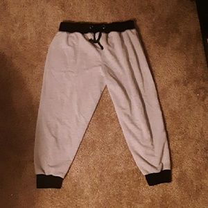 Grey sweatpants